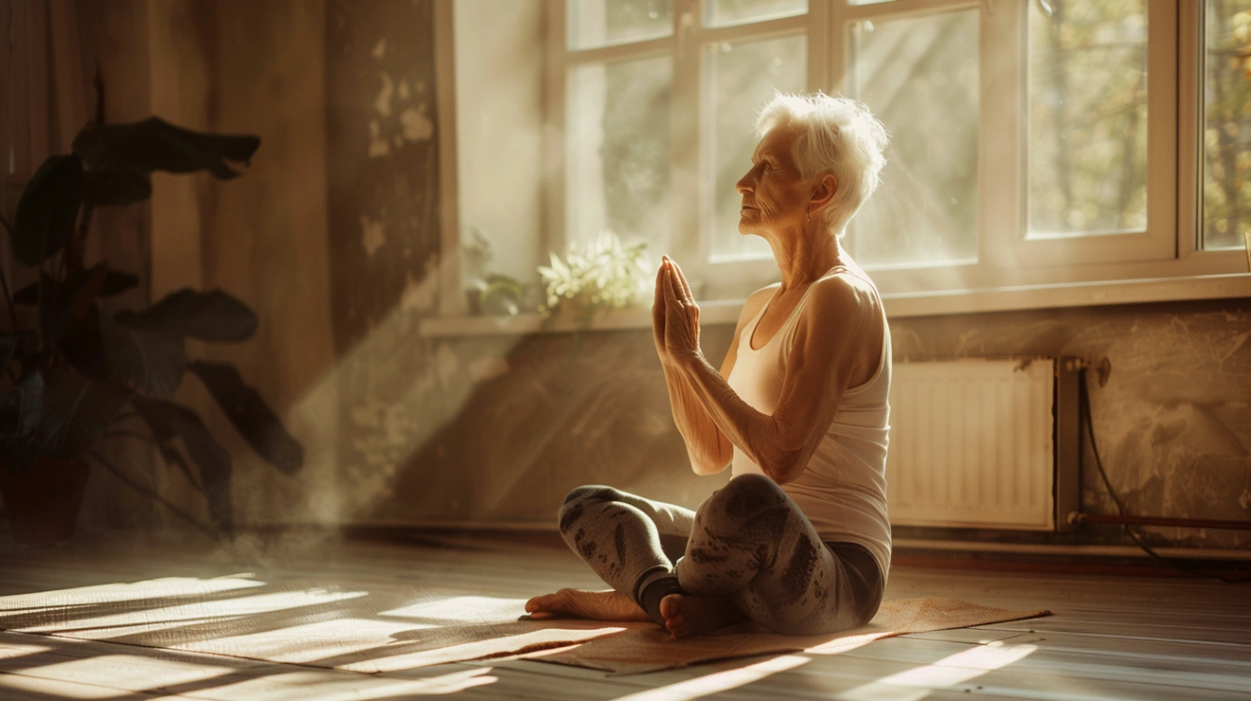 Ранкова йога з природним світлом